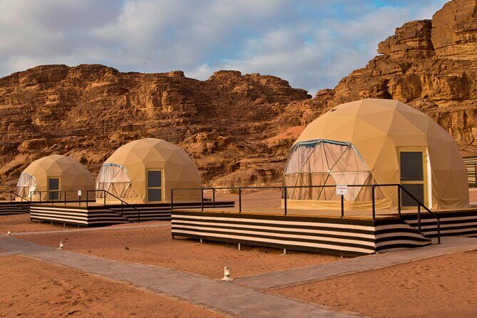 04 Days / 03 Nights Small Group Tour in Jordan. - Wadi Rum at night: Jeep safari plus a deluxe tent with AC