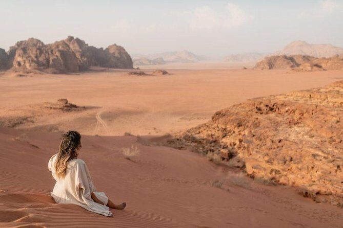 4 days Petra & Wadi Rum Tour from Aqaba Airport - Day 2 Wadi Rum 4x4 with an English-speaking Bedouin driver