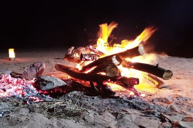 Cooking outside in little Petra between the Mountains. - Should You Book This Dinner Between Little Petra Rocks?
