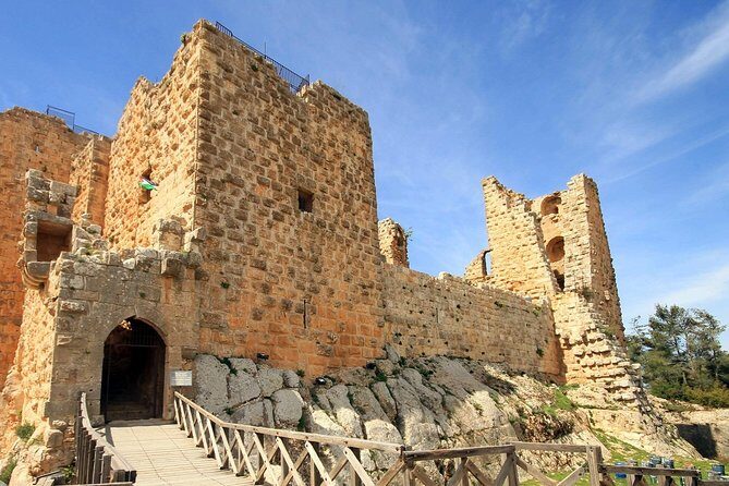 Day tour to Jerash and Ajloun Castle - Jerash Ruins: Oval Plaza and Colonnaded Street at Roman Decapolis speed