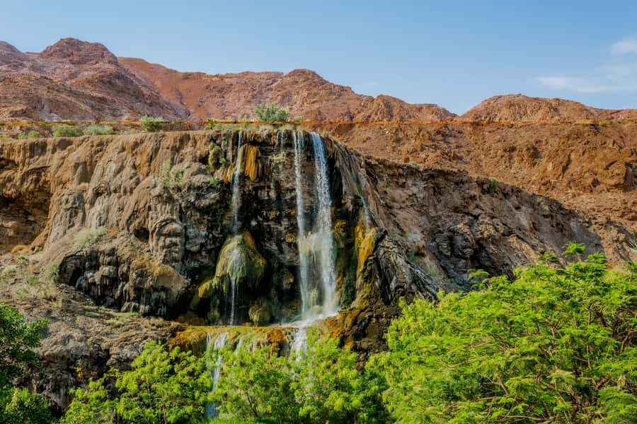 From Amman/Dead Sea: Half day tour to Ma’in Hot Springs - Hammamat Ma’in pools and waterfalls: the heat and mineral mix