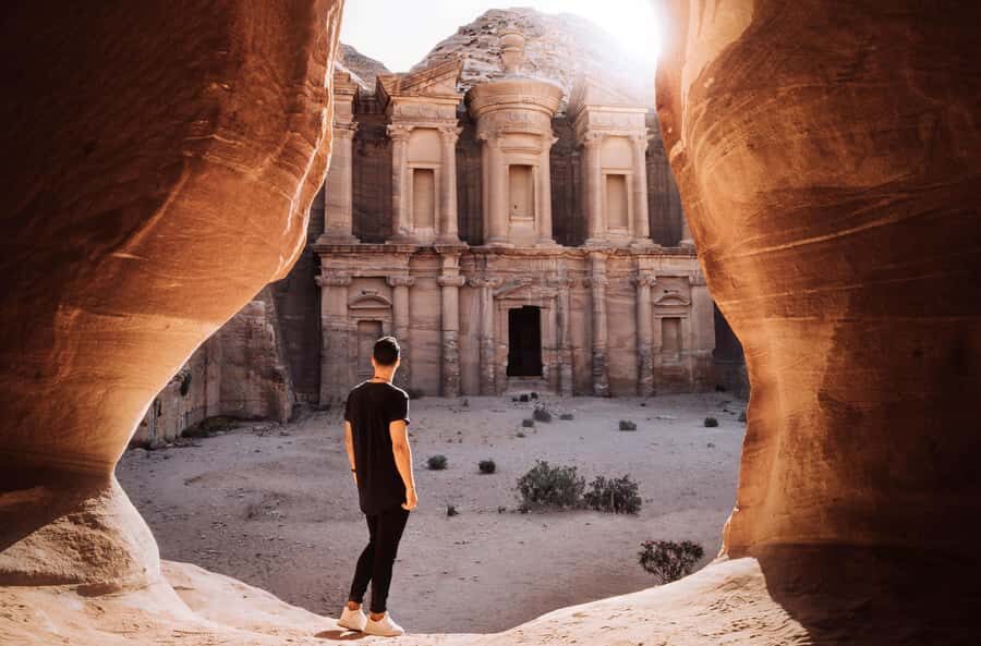 From Amman: Petra, Wadi Rum, & Dead Sea 2-Day Trip - Petra day: entering the huge site without burning your legs