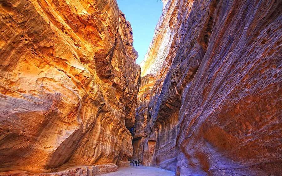 From Amman: Private full Day Tour to Petra & little Petra - The Baptism Site stop and the lowest point on earth angle