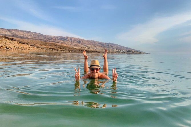 FROM AMMAN | Round Trip To Dead Sea | Lunch & Admission fees included - Your Dead Sea visit: float, mud treatment, and resort downtime