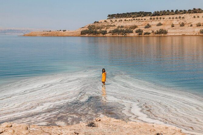 From Amman to the Dead Sea: Tour Madaba & Mt. Nebo with Lunch - Salt Beach: your closer-to-the-shore Dead Sea walk