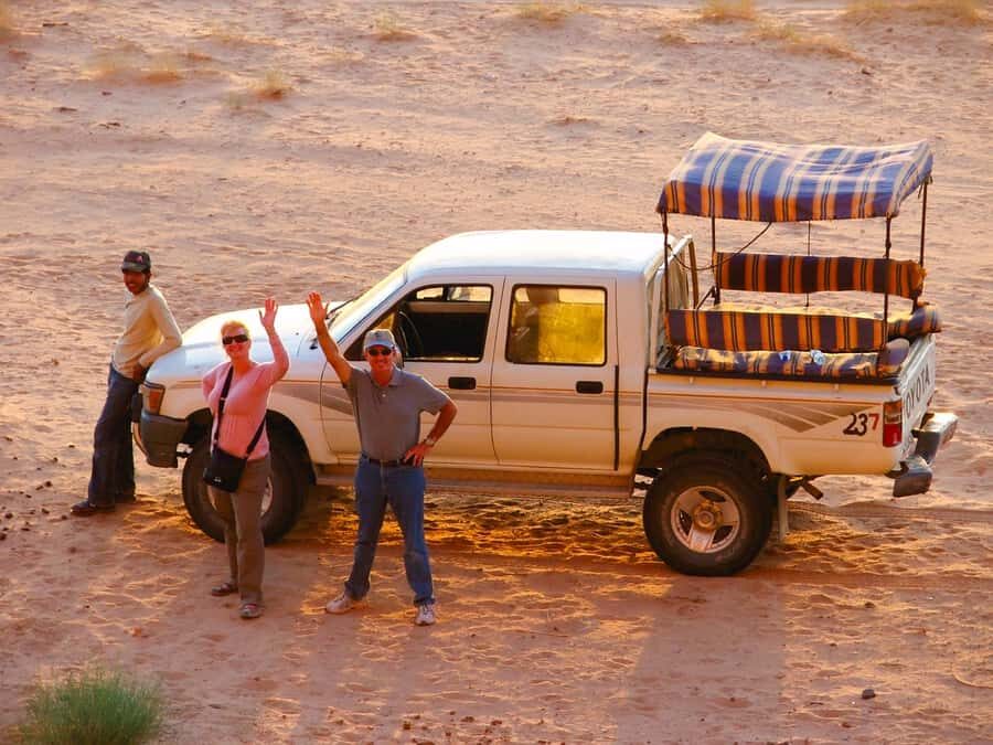 From Petra/Wadi Musa: Wadi Rum Jeep Tour with Hotel Transfer - The Open-Air 4WD Safari: How Your Time in Wadi Rum Gets Spent