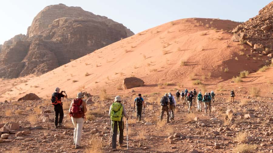 From Wadi Rum: 2-Day Hiking Adventure and Jeep Tour - What “easy walking” really means in Wadi Rum