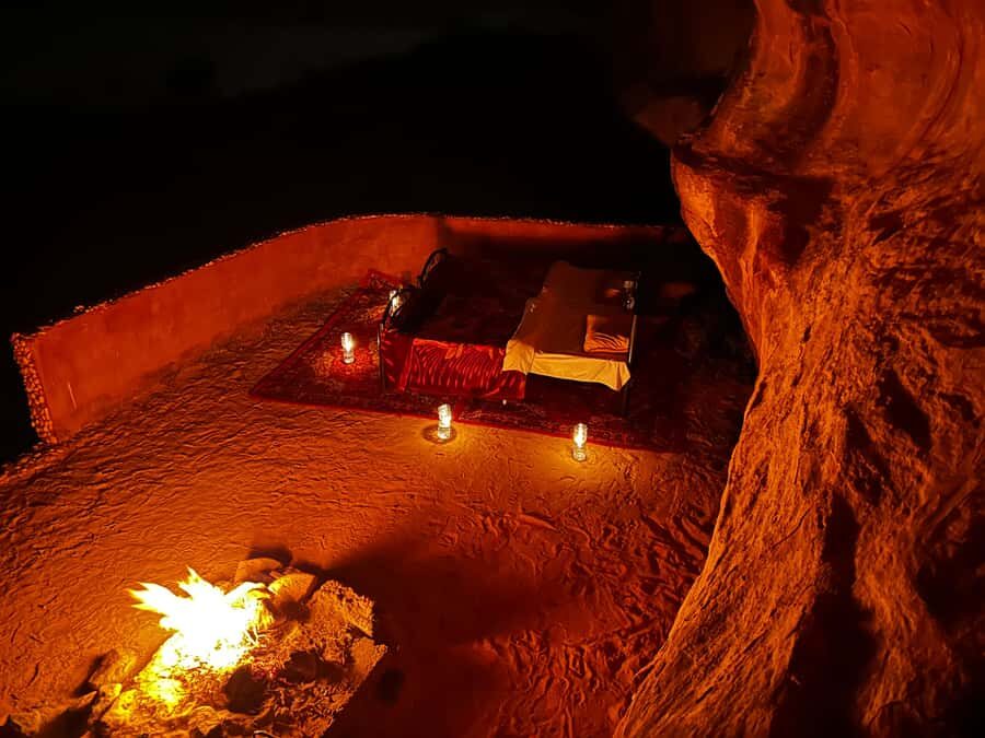 From Wadi Rum: Jeep Tour with Overnight Desert Camping - The natural bridge stop: why this particular feature works on a one-day schedule