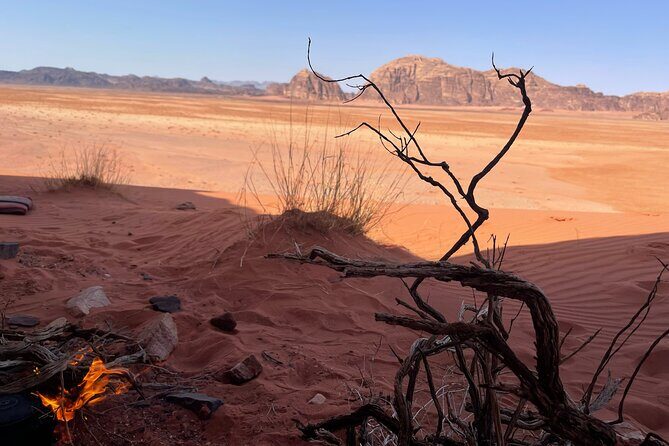 Full-Day Hiking in Wadi Rum's Desert with Lunch - Bedouin lunch and tea in mountain shade: the part that makes the whole day work