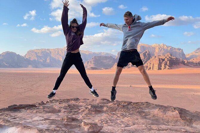 Full Day Jeep Tour in Wadi Rum Desert | Magic Bedouin Star - Stop 3: Jebel Khazali canyon inscriptions