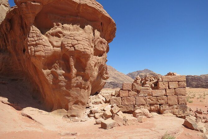 Full-Day Jeep Tour, Wadi Rum Desert Highlights - Jebel Khazali and the petroglyphs: Thamudic, Nabataean, and more