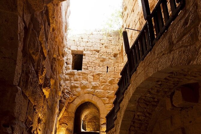 Full day Tour Jerash، Ajloun and Um Qais from Amman - Umm Qais (Jadara): black basalt theatre and wide-open peace