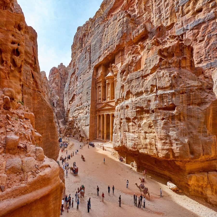 Full-Days Tours Petra from Amman - Horse into the Siq, then a walk to the Treasury