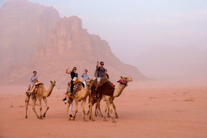 Half day Jeep Tour in Wadi Rum incl. water and Bedouin tea - Stop-by-stop: Lawrence Spring, the dune view, and tea