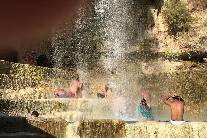 M'aen Hot springs and Dead Sea panorama experience by Abolmor - Lunch at 1 pm: included soft drinks and tea after the soak