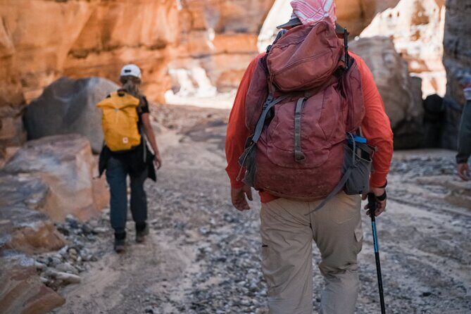 Petra to Wadi Rum Trek - 6 Days - Day 5: The Long Gradual Climb Out, Then Jeep Into Wadi Rum (Abassiya)