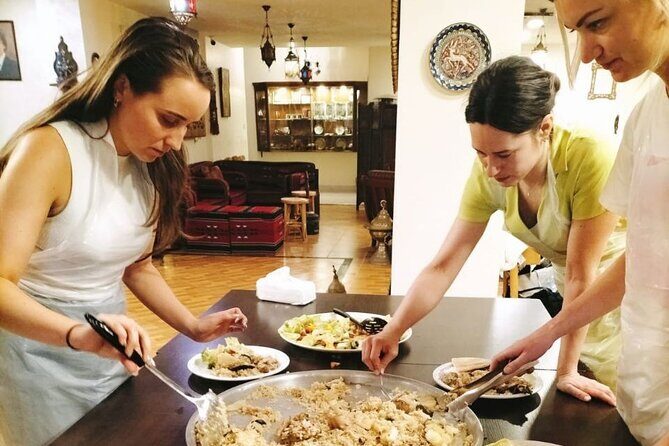 Private 2 Hour Cooking Class with the Locals in Amman - The Antika Amman Hotel setup and the 2-hour cooking rhythm