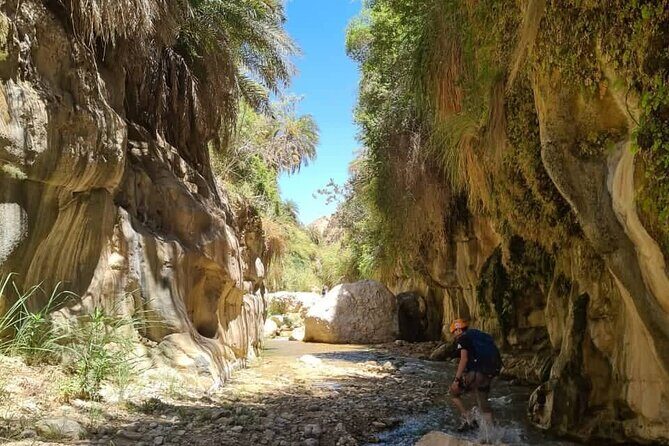 Wadi Hora and Wadi Bin Hammad Canyoning Adventure - Hike Into Wadi Hora: Getting Oriented in a Narrow Canyon
