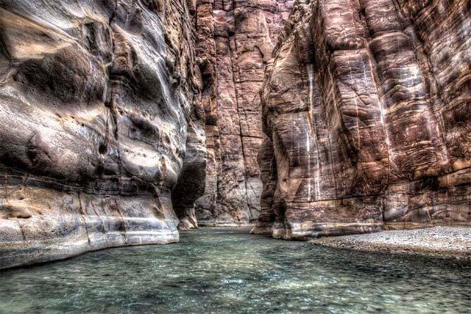 Wadi Mujib Siq Trail Hiking Experience from Dead Sea - Following the river upstream: wading pools, fast current, and rock scrambles