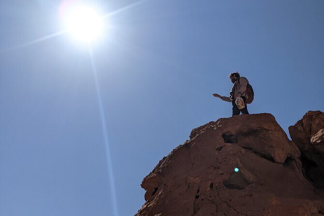 Wadi Rum Mountain Hike: Umm Ad Dami, highest point of Jordan + Jeep tour & Lunch - White Desert, Wadi Sabet, and Chicken Rock: the jeep stops that matter