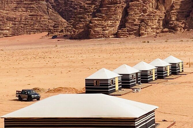 Wadi Rum overnight jeeptour - 1 Day/ 1 Night - Overnight at the Bedouin camp: dinner, music, and the star field